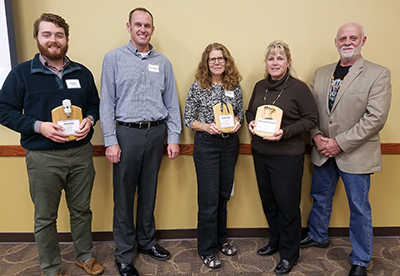 Chris Morgan, Bryan Anderson, Liz Walton, Cindy Bellefeuille and Ed Fairbanks